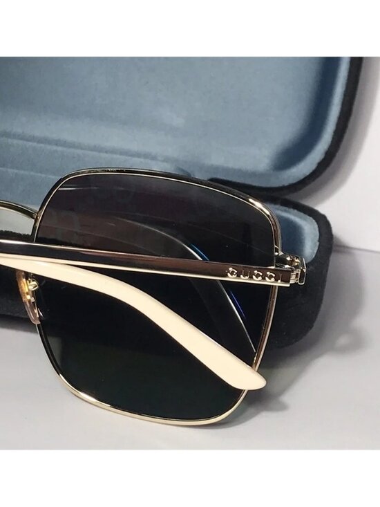 New Authentic GUCCI Multicolor Square Ladies Sunglasses GG0802S 004 57
